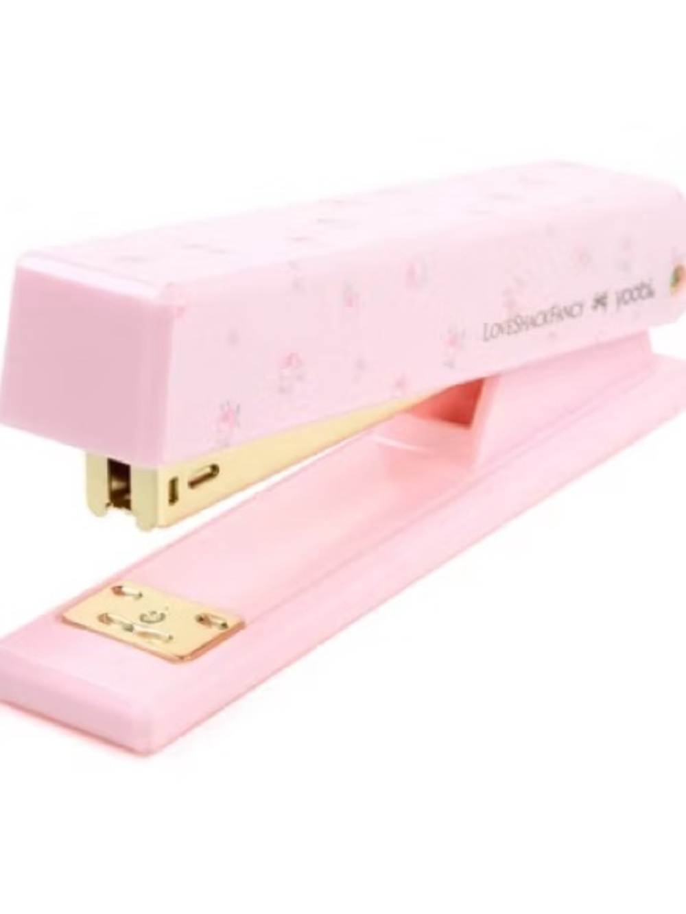 NIB 🎀 LoveShackFancy x Yoobi Blooming Heirloom Ditsy Stapler Gold Pink